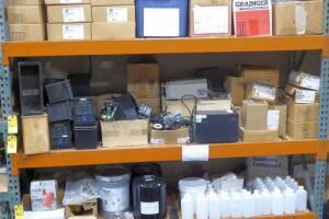 Electric Supplies, Equipment, Asst. (2 Shelves) (Lot)