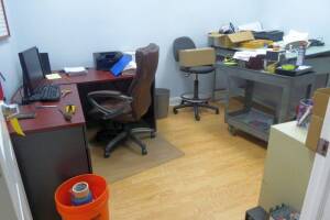 Desk, Bookcase, File Cabinet, Blue Print Table, Asst.