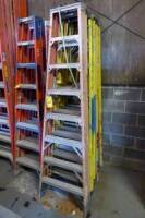 Fiberglass Step Ladders, Asst. 8' (2 Each) (Lot)