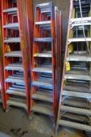 Louisville 8' Fiberglass Step Ladders (2 Each) (Lot)