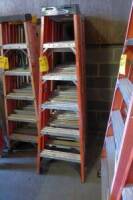 Louisville 6' Fiberglass Step Ladders (2 Each) (Lot)