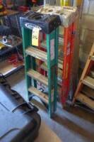Fiberglass Step Ladders, Asst. 4' (2 Each) (Lot)