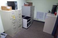Desks, Chairs, Partitions, Printer, Etc. (Furniture Only No Electronics Included)