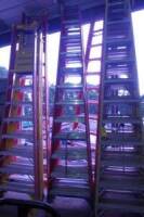Fiberglass Step Ladders, 12' (2 Each) (Lot)
