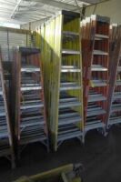 Fiberglass Step Ladders, 8' (2 Each) (Lot)