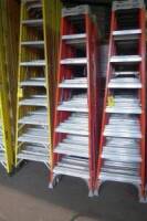 Fiberglass Step Ladder, 8'