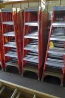 Fiberglass Step Ladders, 6' (2 Each) (Lot)