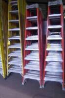 Fiberglass Step Ladder, 8'