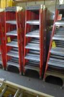 Fiberglass Step Ladders, 6' (3 Each) (Lot)