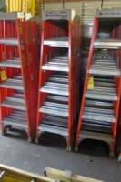Fiberglass Step Ladder, 6'