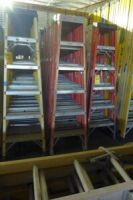 Fiberglass Step Ladder, 6'