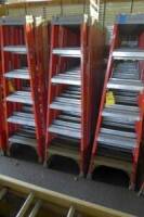Fiberglass Step Ladders, 6' (2 Each) (Lot)