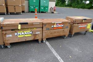 Knaack Gang Boxes, Asst. (3 Each) (Lot)