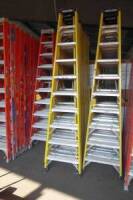 Fiberglass Step Ladders, 10' (2 Each) (Lot)