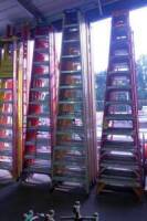 Fiberglass Step Ladder, 12'