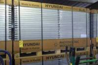 Hyundai P.V. Modules Solar Panels (25 Each) (Lot)