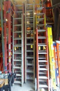 Fiberglass Extension Ladder, 24'