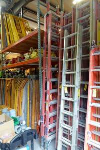 Fiberglass Extension A-Frame Ladder, 19', m/n 7412