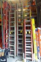 Fiberglass Extension Ladder, 24'