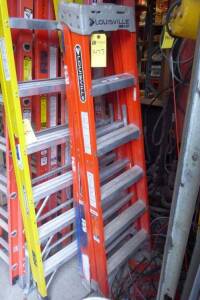 Fiberglass A-Frame Ladder, 8'