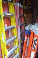 Fiberglass A-Frame Ladder, 8'
