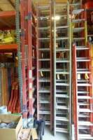 Fiberglass Extension Ladder, 24'