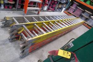 Fiberglass Ladders, 16' (2 Each) (Lot)