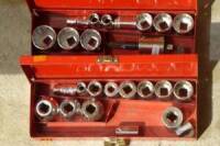 Socket Set w/Sockets (2 Each) (Lot)