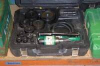 Greenlee 7310 SB Slug Buster K/O Set w/Hydraulic Driver (Set) (Lot)