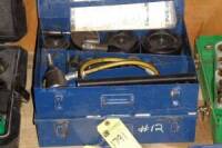 Current Tools M#154 K/O Punch Set w/Greenlee Hydraulic Driver (Set) (Lot)