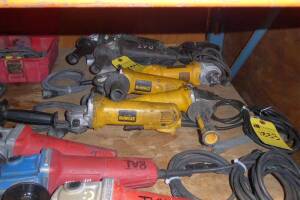 Dewalt 4 1/2" Angle Grinders (4 Each) (Lot)