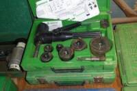 Greenlee Quick Draw K/O Punch Set w/Hydraulic Driver (Set) (Lot)