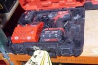 Milwaukee Cordless 1/2" Drill Driver w/ (2) Batteries, (1) Charger