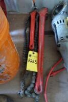 Ridgid Chain Wrenches, Asst. (4 Each) (Lot)