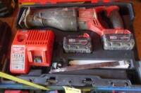 Milwaukee Cordless Sawzall w/(2) Batteries & (1) Charger