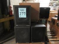 LOT (5) PEAVEY DM 118 SUBWOOFERS, (CUSTOMER RETURNS), (LOCATION SEC.5)