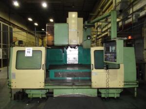 1991 MORI SEIKI MV-65/50 CNC VERTICAL MACHINING CENTER, EQUIPPED WITH FANUC OM SERIES CNC CONTROL, TABLE SIZE - 66.9" X 25.6", TABLE LOAD - 4,400-LBS,