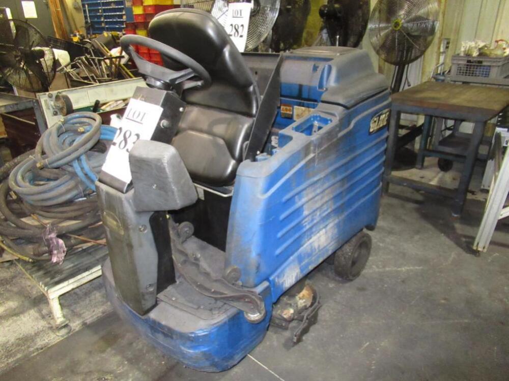 Assorted Floor Scrubbers 1 2006 Tennant 8210 Rider Type Electric