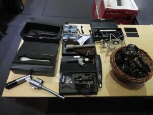 LOT OF ASSTD MICROPHONES AND ACCESSORIES (STUDIO 1) (6520 SUNSET BOULEVARD HOLLYWOOD CA 90028)