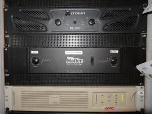 HAFLER TRANS NOVA P3000 POWER AMPLIFIER (STUDIO 2) (6520 SUNSET BOULEVARD HOLLYWOOD CA 90028)