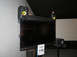 SONY 46" TV MODEL: KDL-46V5100 W/ BOSTON ACOUSTICS SOUNDBAR AND SUBWOOFER W/ STAND (STUDIO 5) (6520 SUNSET BOULEVARD HOLLYWOOD CA 90028)