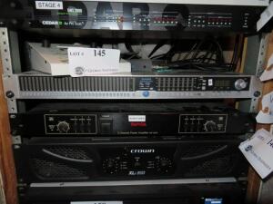 (1) ALESIS 8 - CHANNEL DIGITAL VAND MODEL: DEQ830 AND (1) RAMSA 2CHANNEL POWER AMPLIFIER (STUDIO 4) (6520 SUNSET BOULEVARD HOLLYWOOD CA 90028)