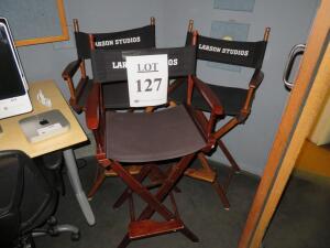 (3) DIRECTORS CHAIRS (STUDIO 3) (6520 SUNSET BOULEVARD HOLLYWOOD CA 90028)