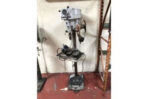 Clausing 15" Floor Drill Press, Model 1671, 400 to 4000 RPM, S/N 512215