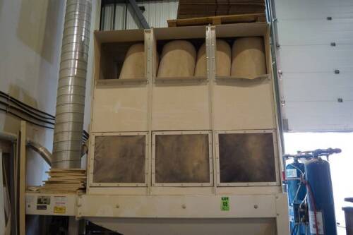 HOLYTEK dust collector mod. SF-070RCm ser 074203, year 2007 with 4900 CFM capacity and suction of 131 M3 / min