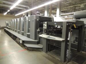 2000 Heidelberg Cd102-6+L 6/C 40in. Plus Tresu Anilox Coater, Cp 2000 Console, 370 Mm Imps. S/N 542747