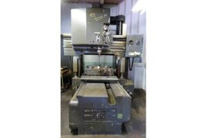 SIP GANTRY STYLE MDL. HYDROPTIC-6A MILLING MACHINE, WITH 45" TABLE TRAVEL, 28" SIDE TO SIDE HEAD TRAVEL, APPROXIMATELY 32" VERTICAL TRAVEL, ASSOC...