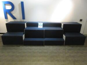 LOT (4) ALLSTEEL RISE TIERED MODULAR SEATING