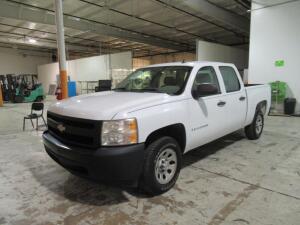 2008 CHEVROLET SILVERADO 1500 CREW CAB PICKUP WITH 53,480 MILES