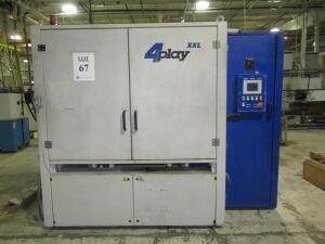 2010 GABLER 4-PLAY XXL 54"W INLINE PRE-HEATER, WITH (4) HEATER ROLLS, 21.7" DIA. HEATER ROLLS, 266-DEGREES MAX HEAT, 154-K WITH SIEMENS SIMATIC PLC CO